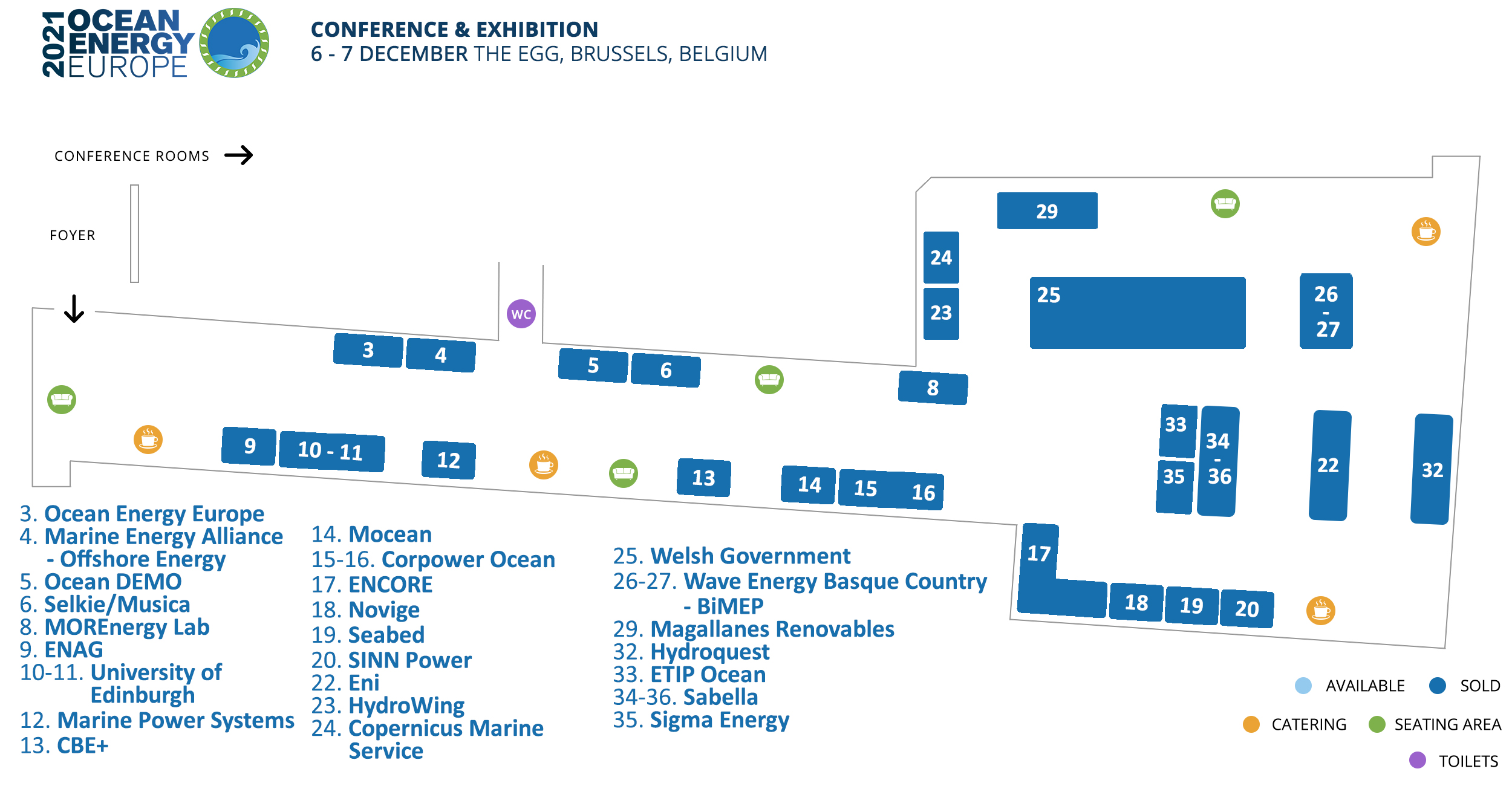 ocean energy europe exhibition floorplan